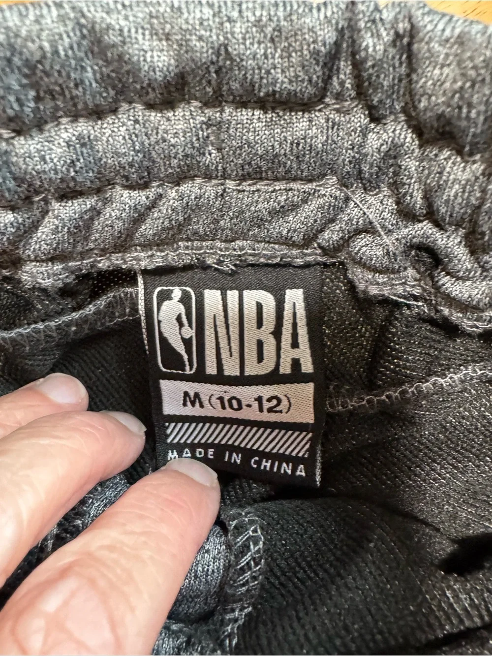 NBA Gray & Black Kids' Jogger Sweatpants 10/12